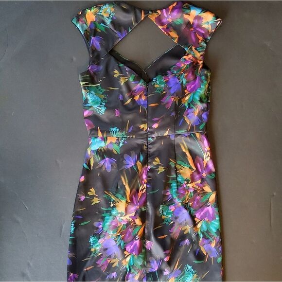 London Style Nights Abstract Cocktail Dress - Picture 6 of 10